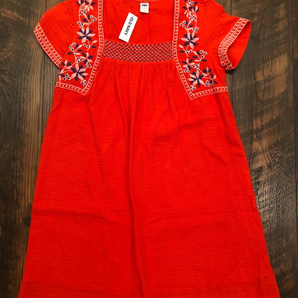 NEW- Old Navy- Embroidered Shift Dress